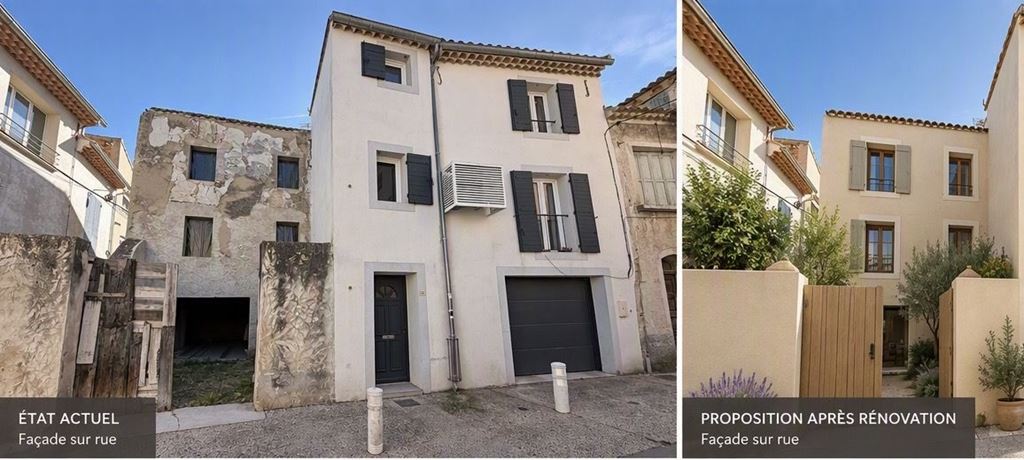 Maison de village MAZAN 164000€ METRODOM IMMOBILIER